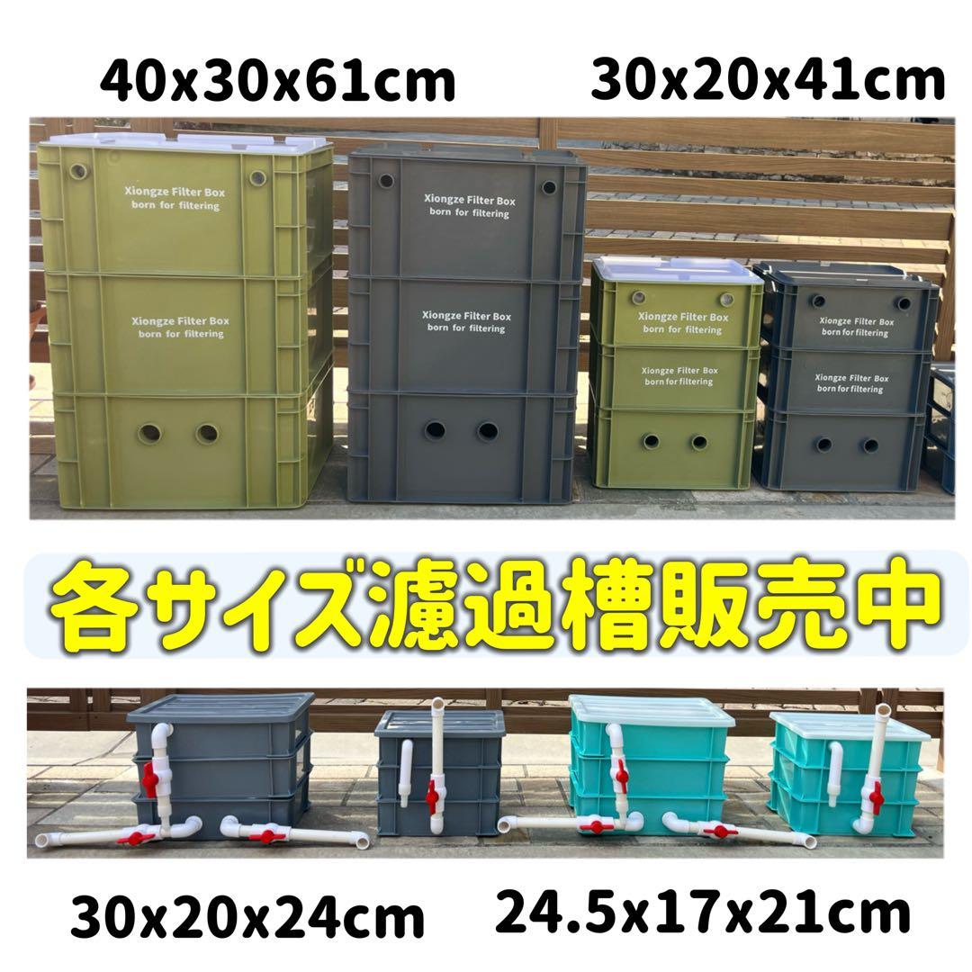 大型水槽用沈殿物理生物一体型　最強濾過槽　外部式濾過装置器　バイオフィルター付き