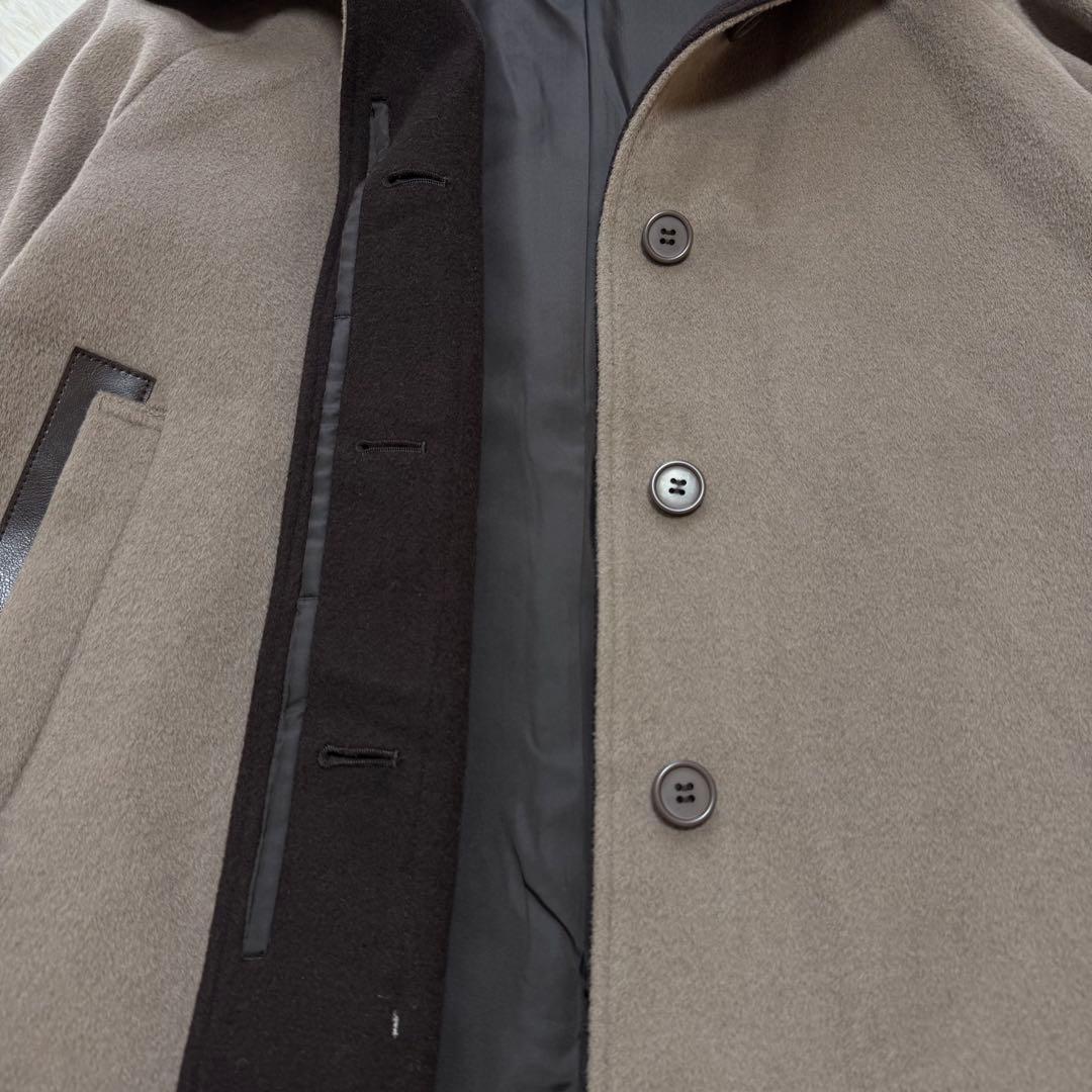 K.T KIYOKO TAKASE アンゴラウール Ａラインショートコート 9号