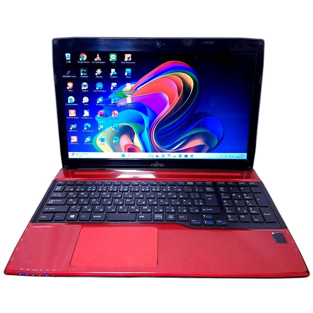 日本製ノートパソコン Windows11 オフィス付き i7 16GB SSD