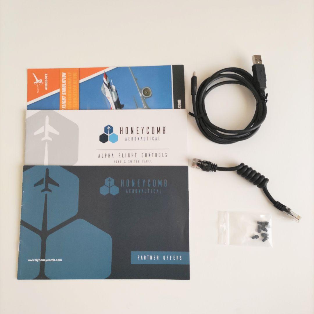 HONEYCOMB アルファフライト コントロール ヨーク&スイッチパネル