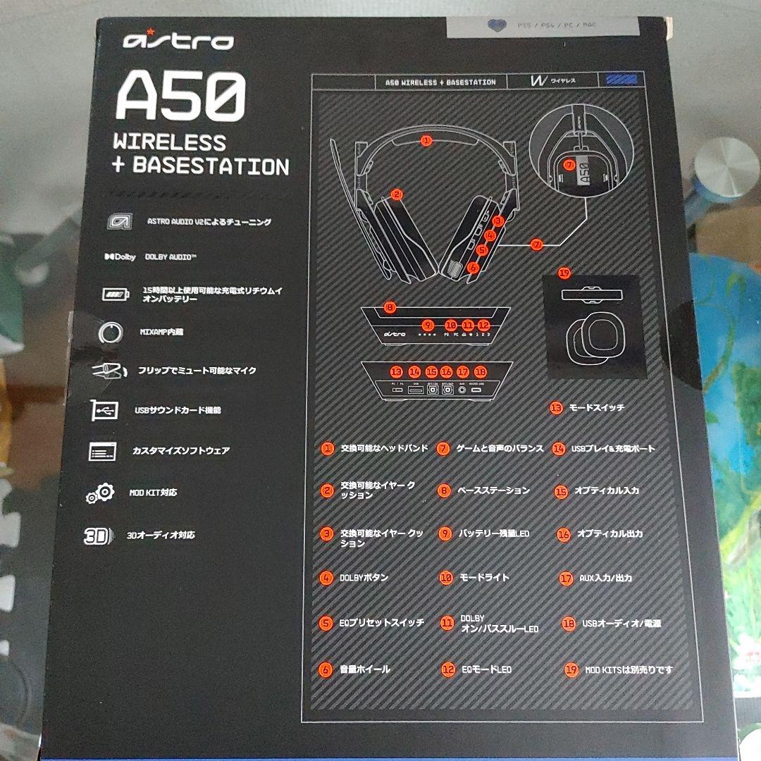 ASTRO A50 ワイヤレスヘッドセット　MOD KITセット