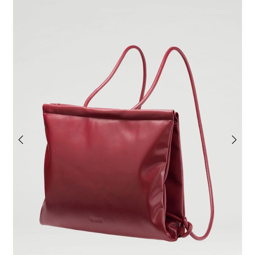 【olend】FOLDED BAG（チェリーレッド）ショルダーバッグ