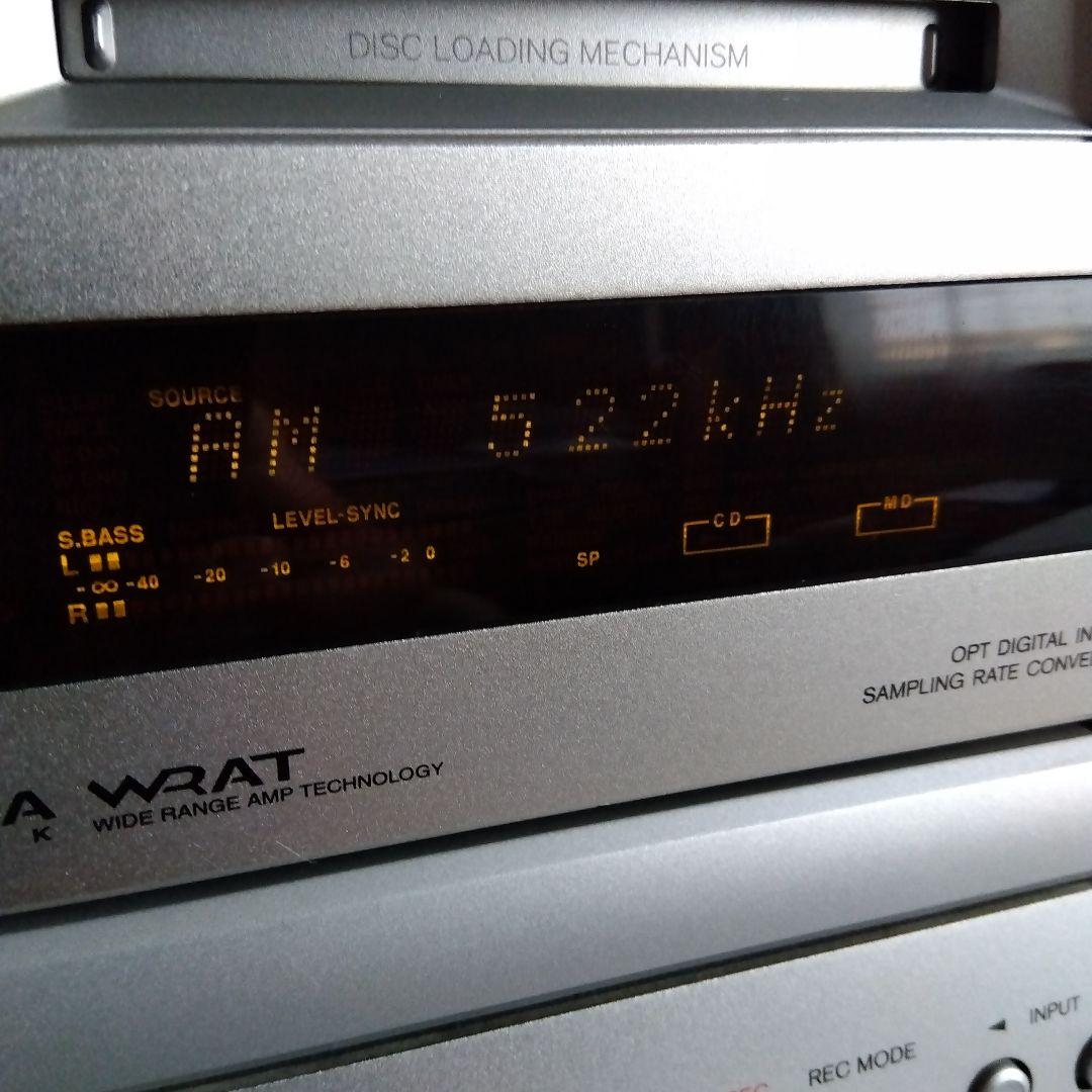 ONKYO FR-X9　CD/MD ミニコンポ本体 リモコン付属、取説あり！