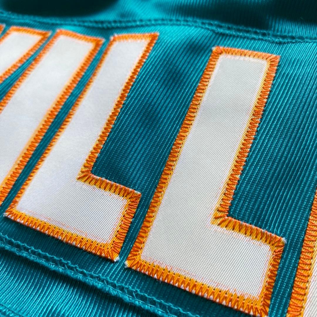 NFL 公式 マイアミドルフィンズ フットボールシャツ ユニフォーム 34番