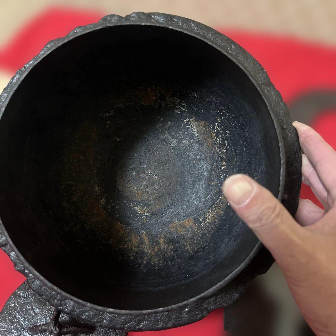 茶道具 炉釜 風炉釜 茶飯釜 替蓋　風炉兼用 茶釜