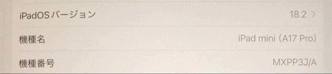 iPad mini 第７世代128GB Cellular+WiFi ブルー