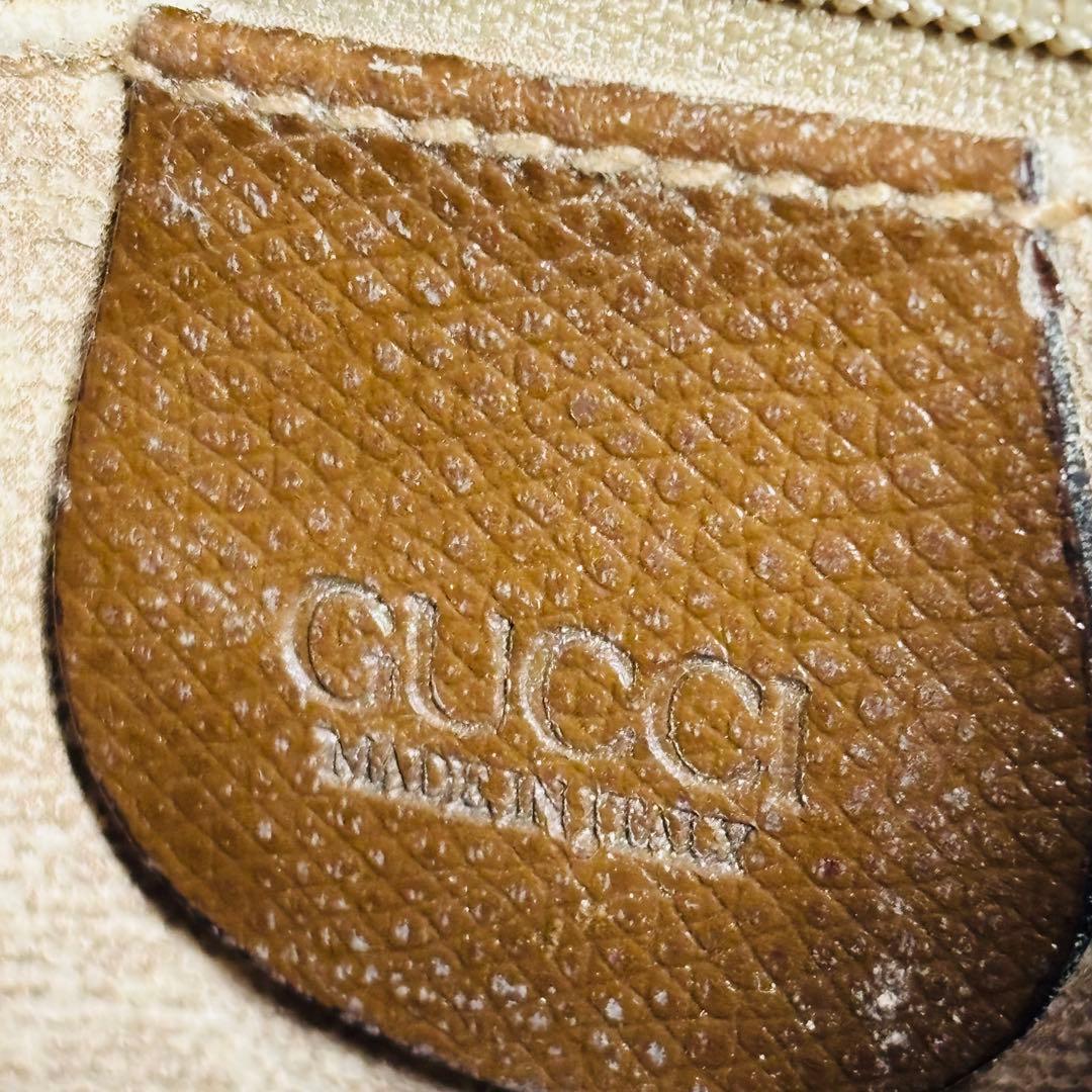 希少品 GUCCI ヴィンテージ シェリーライン ショルダーバッグ gg柄