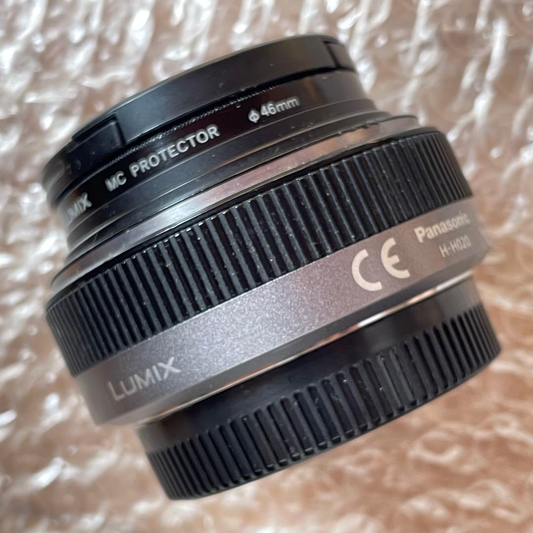 Panasonic LUMIX G 20mm F1.7 フィルター付き