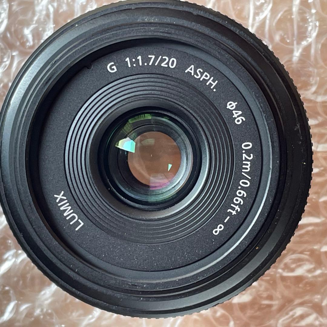 Panasonic LUMIX G 20mm F1.7 フィルター付き