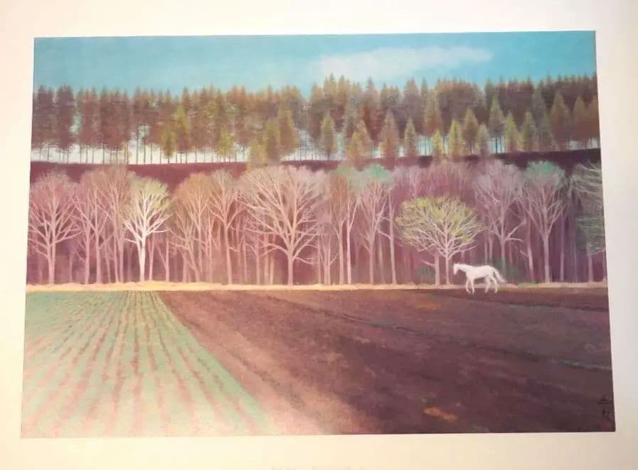 東山魁夷 「白馬幻想」箱入アートシート　作品集　全18作品