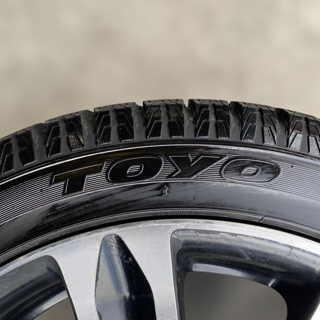 中古バリ溝トーヨースタッドレスセット165/55R15 ウェイク、タント