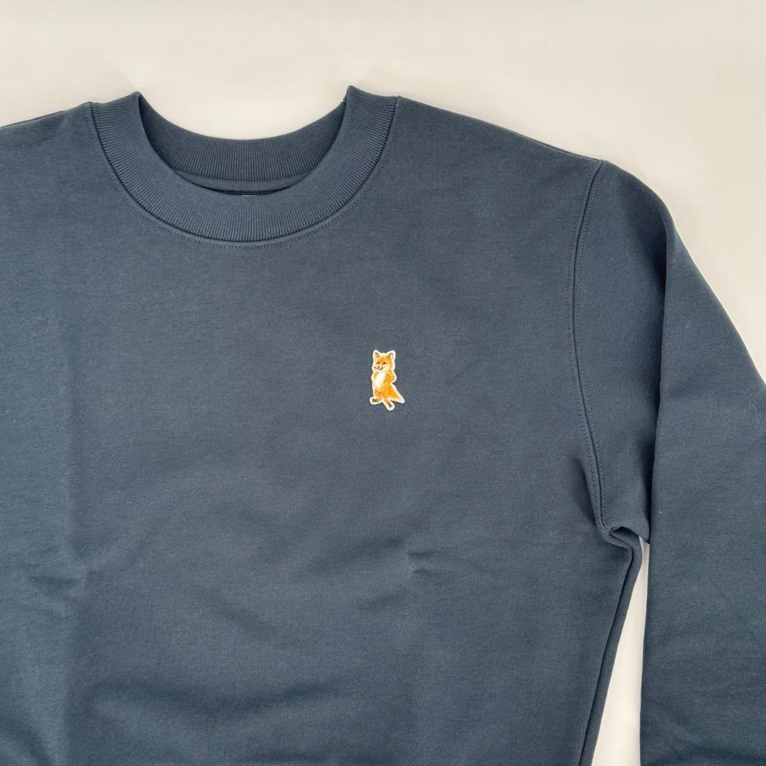 新品 MAISON KITSUNE レディフォックス クロップ スウェットシャツ