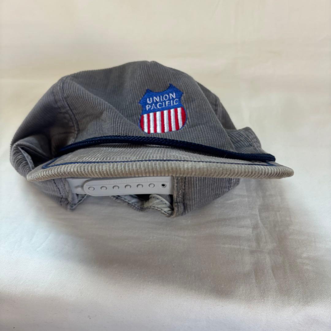 UNION PACIFIC キャップ コーデュロイ ビンテージ USA製 グレー
