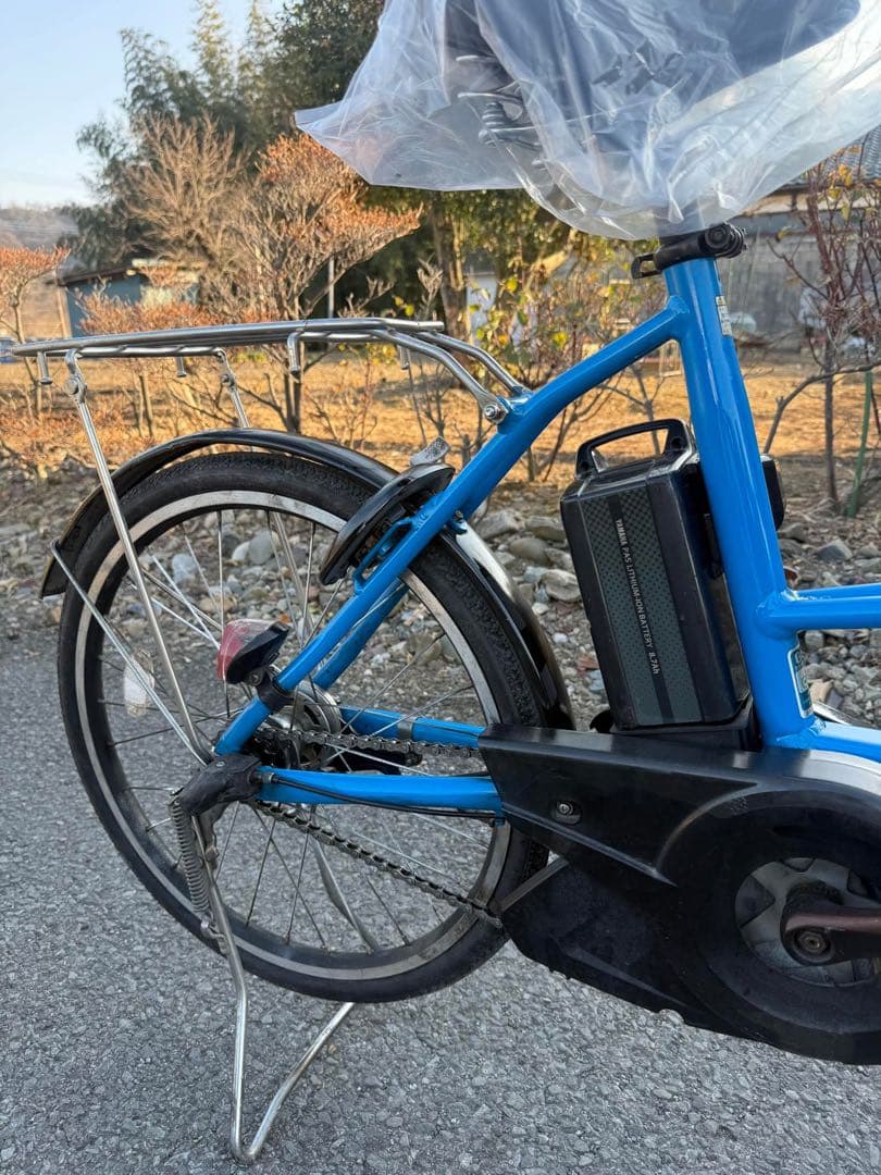電動アシスト自転車 ブラック バスケット付き