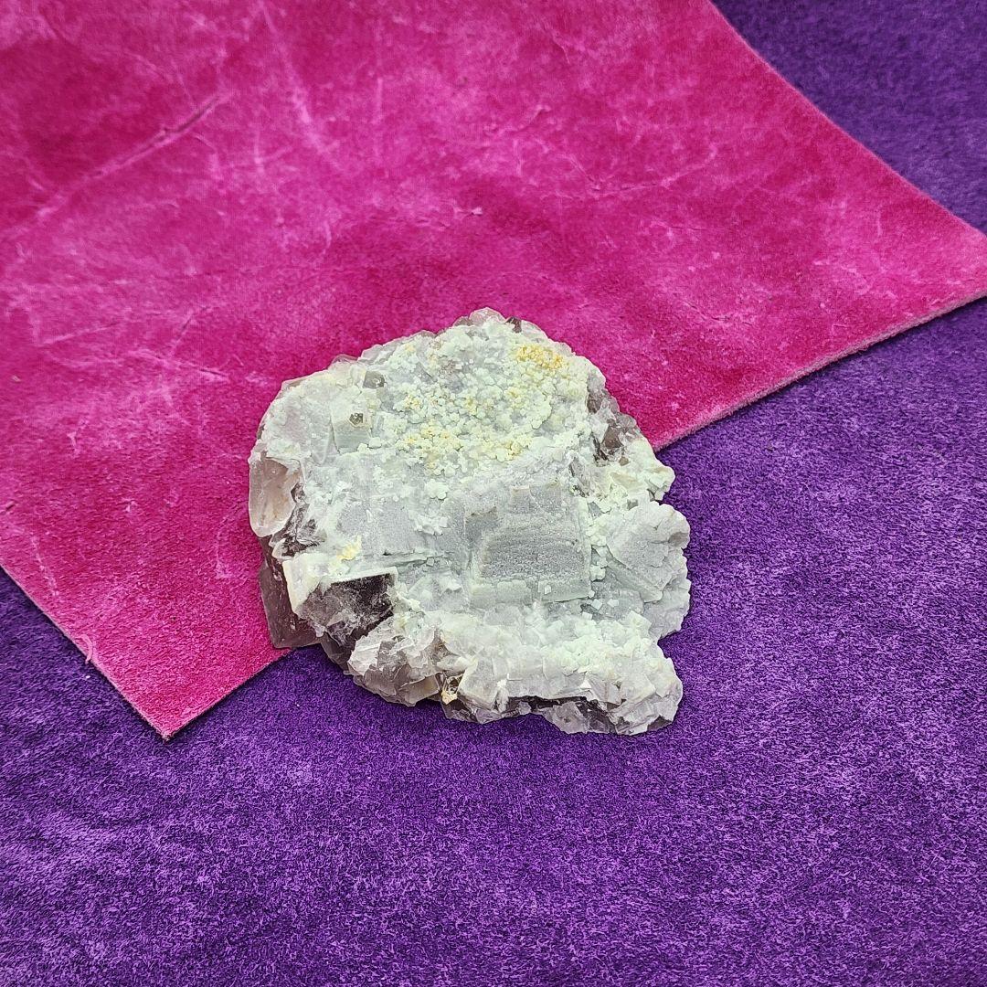 希少シュガーフローライト蛍石 天然石パワーストーン 約10cm