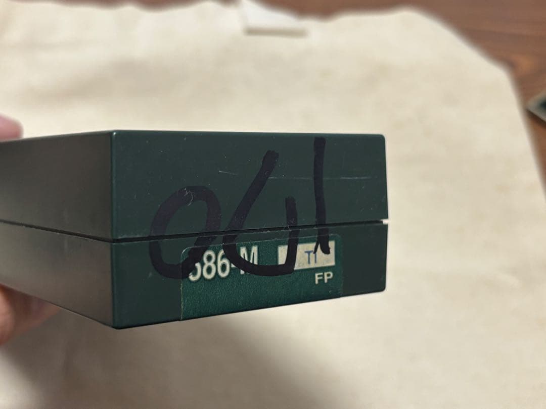 クロス　万年筆　Mニブ　黒　金