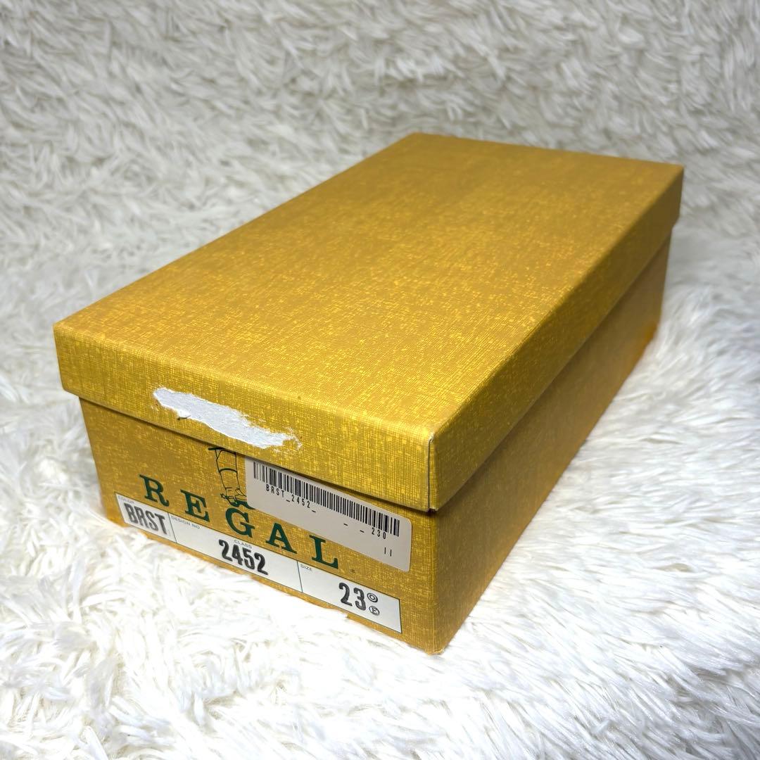 【未使用品】REGAL リーガル 2452 プレーントゥ 羽根 サドルシューズ