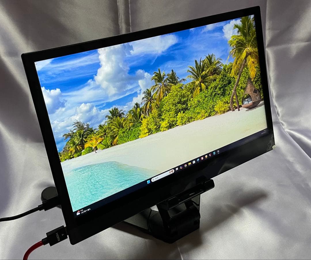 お値下げ モニター 23.8インチと14インチの２台セット