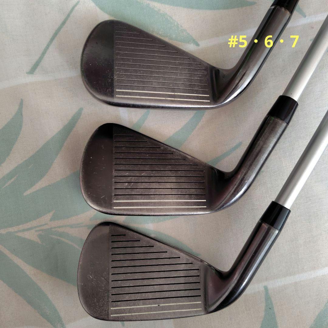 Callaway RAZR X BLACK メンズアイアンセット 6本