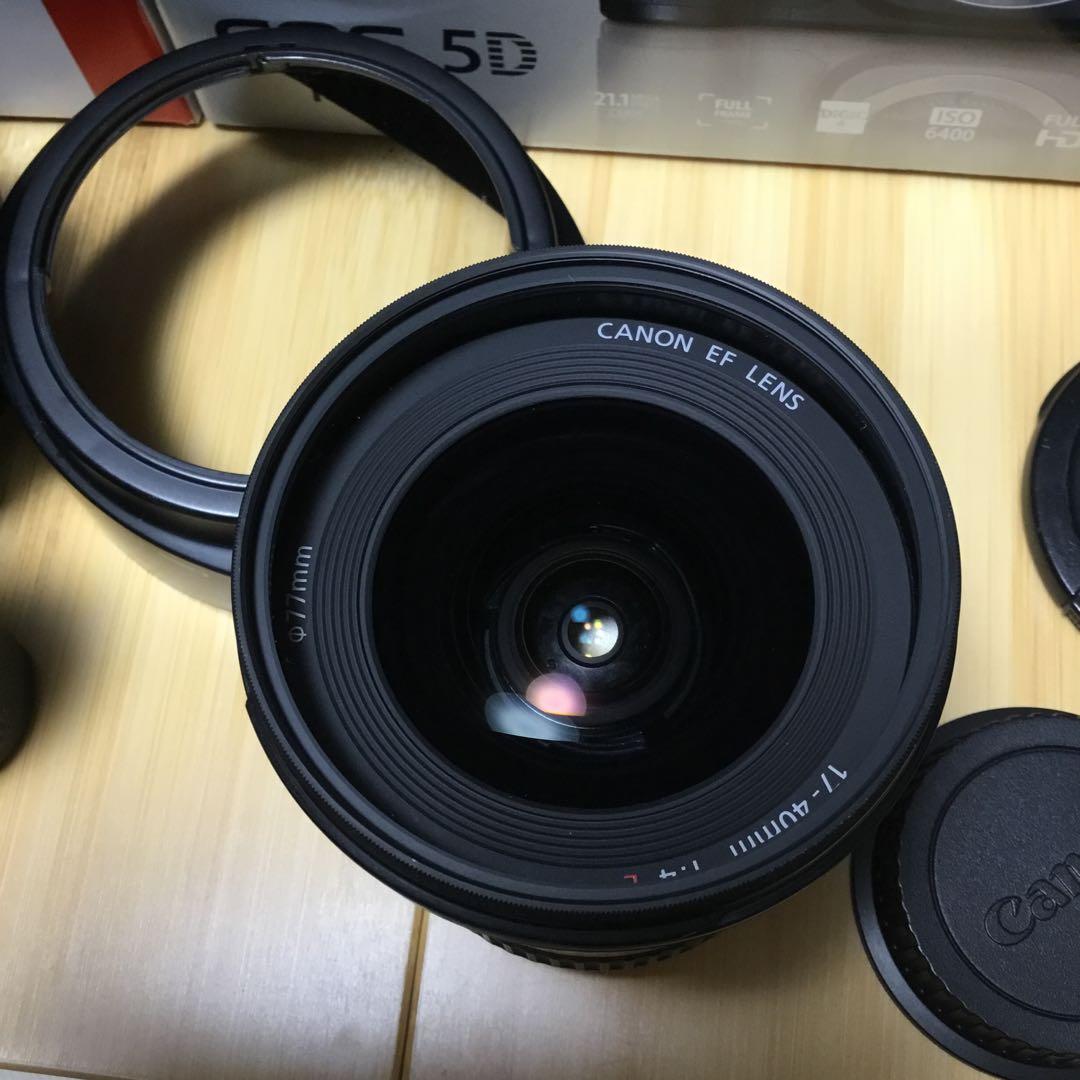 キヤノンEOS5D Mⅱ EF17-40f4LUSM セット