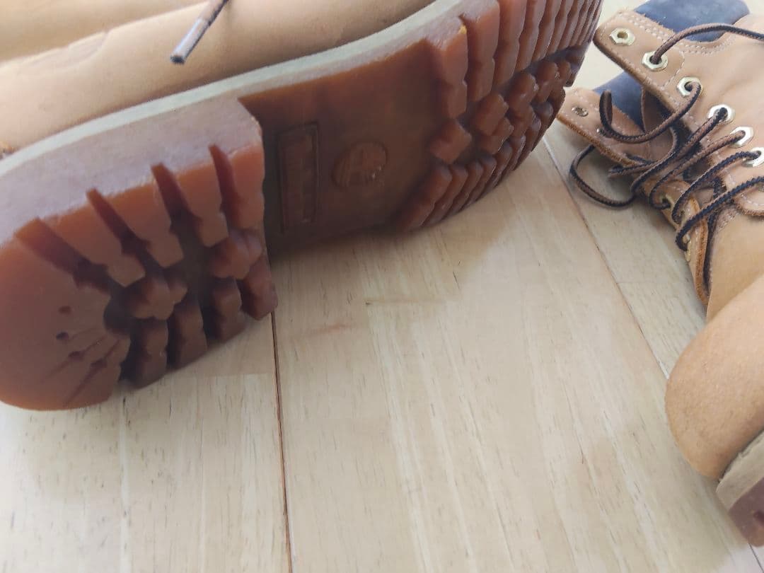 Timberland ベージュ ハイカットブーツ