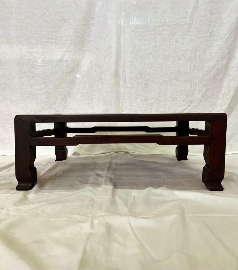 【アンティーク】木製 無垢材 欅 座卓 座敷机 昭和レトロ 古家具 古民家 銘木