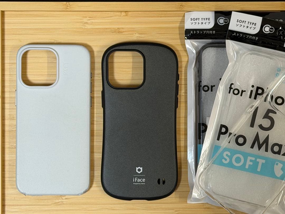 【ケース付】iPhone 15 pro max 256GB ナチュラルチタニウム