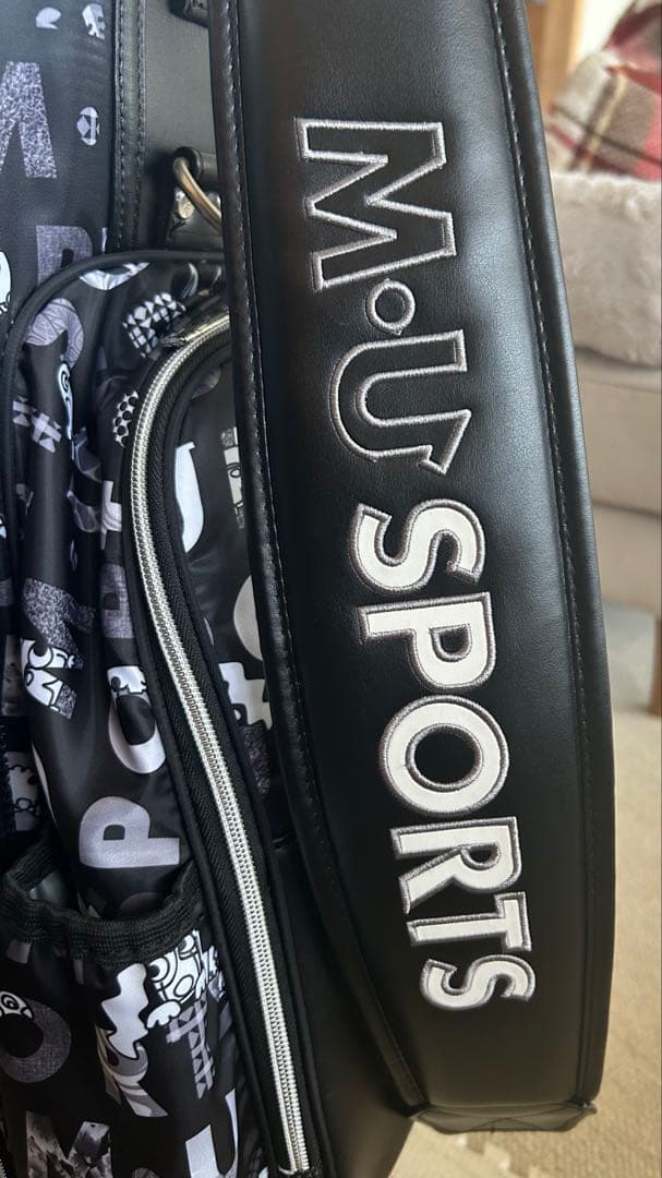 MU SPORTS MUユースポーツキャディーバック　8.5型　ロゴ柄