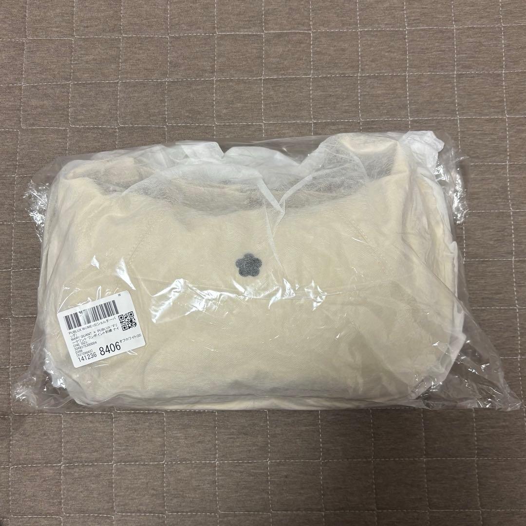 新品 MARYQUANT マリクワ ワンポイント刺繍 ショルダーバッグ ホワイト