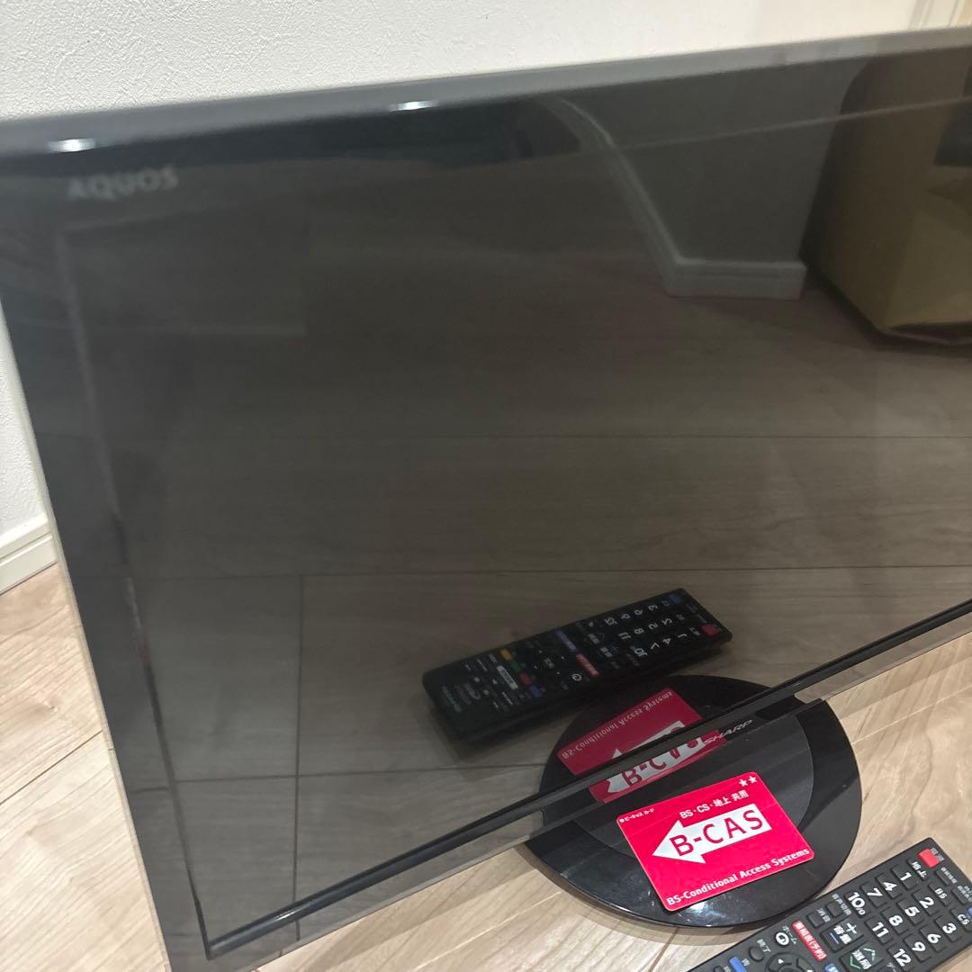 【動作確認済】【業者梱包】SHARP 液晶テレビ　24インチ 2017年製