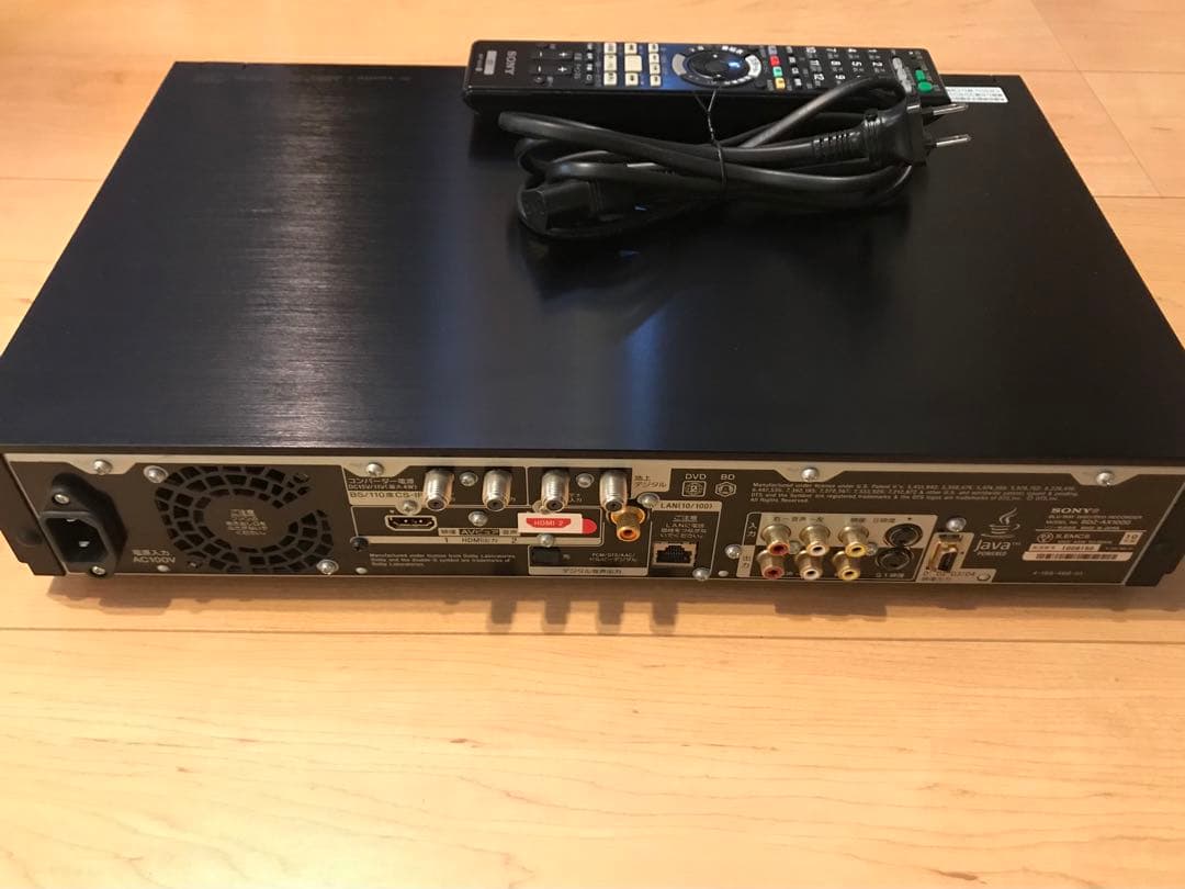 【⚠️ジャンク品】SONY BDZ-AX1000 ブルーレイ/DVDレコーダー