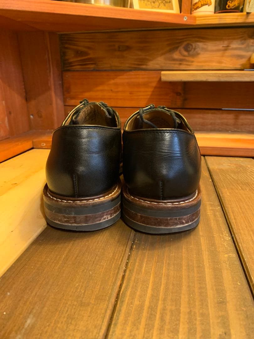 Anchor Bridge チロリアンシューズ　黒レザー 26〜26.5相当