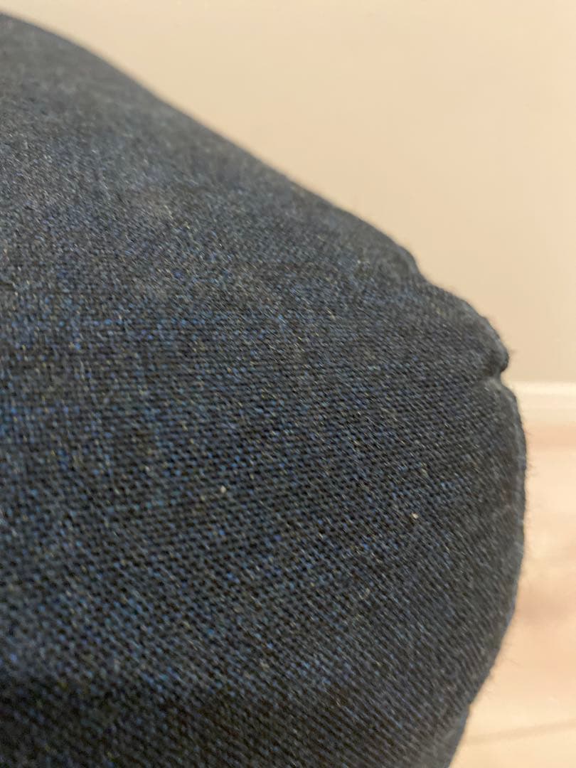 無印良品　フェザーオットマン大　kvadrat remix2 ネイビーカバー付き