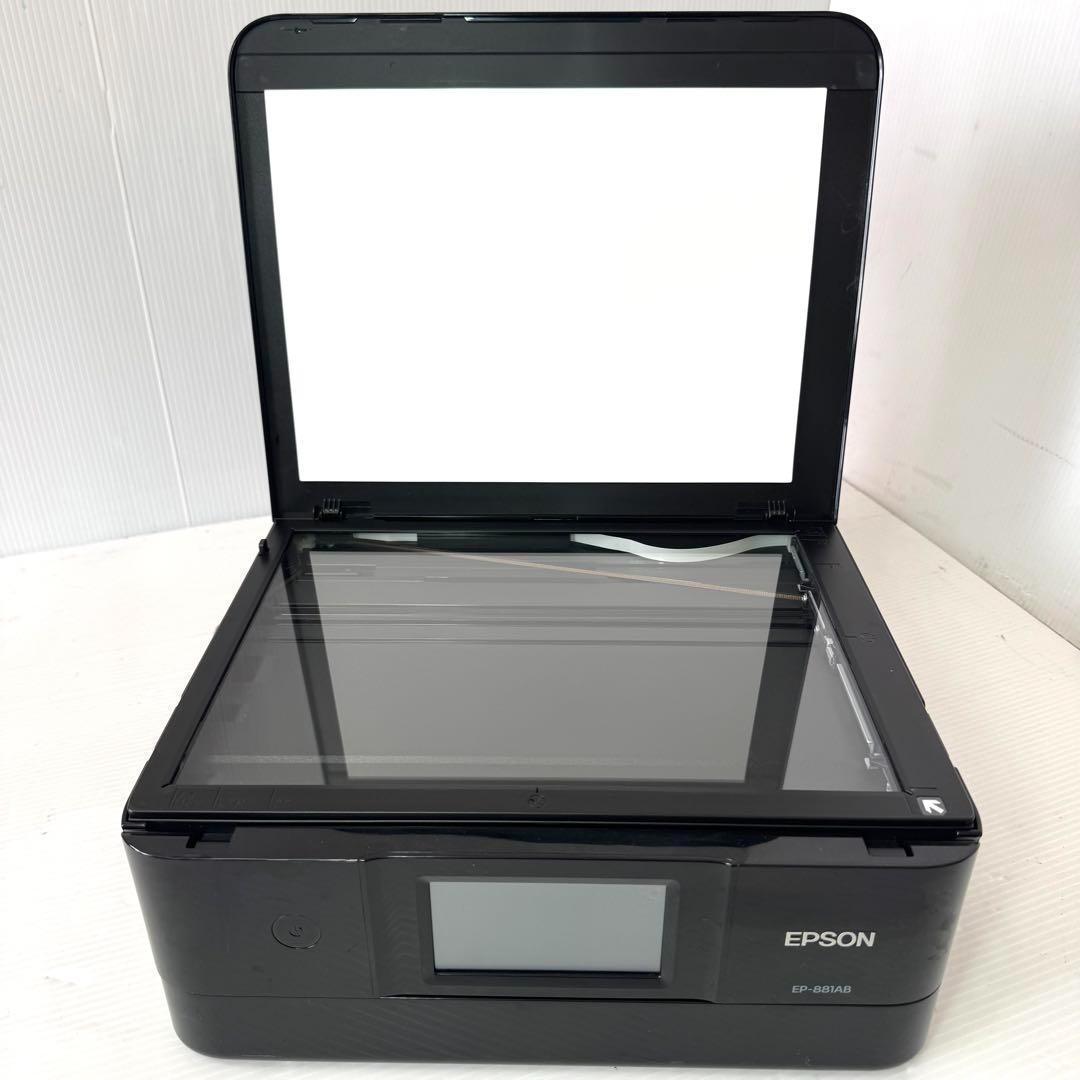 【美品】EPSON EP-881AB インクジェットプリンター　黒　ブラック