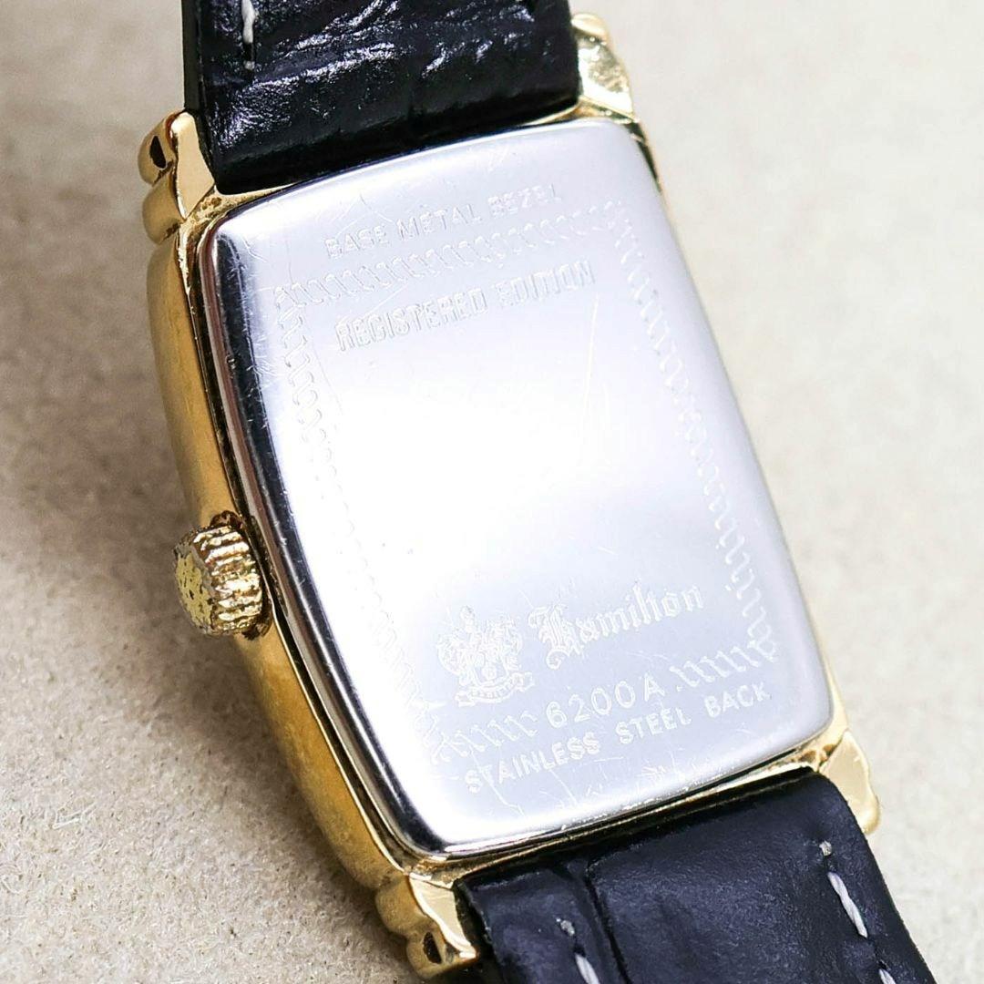 稼働 HAMILTON 腕時計 トノー スモセコ 6200A 1715