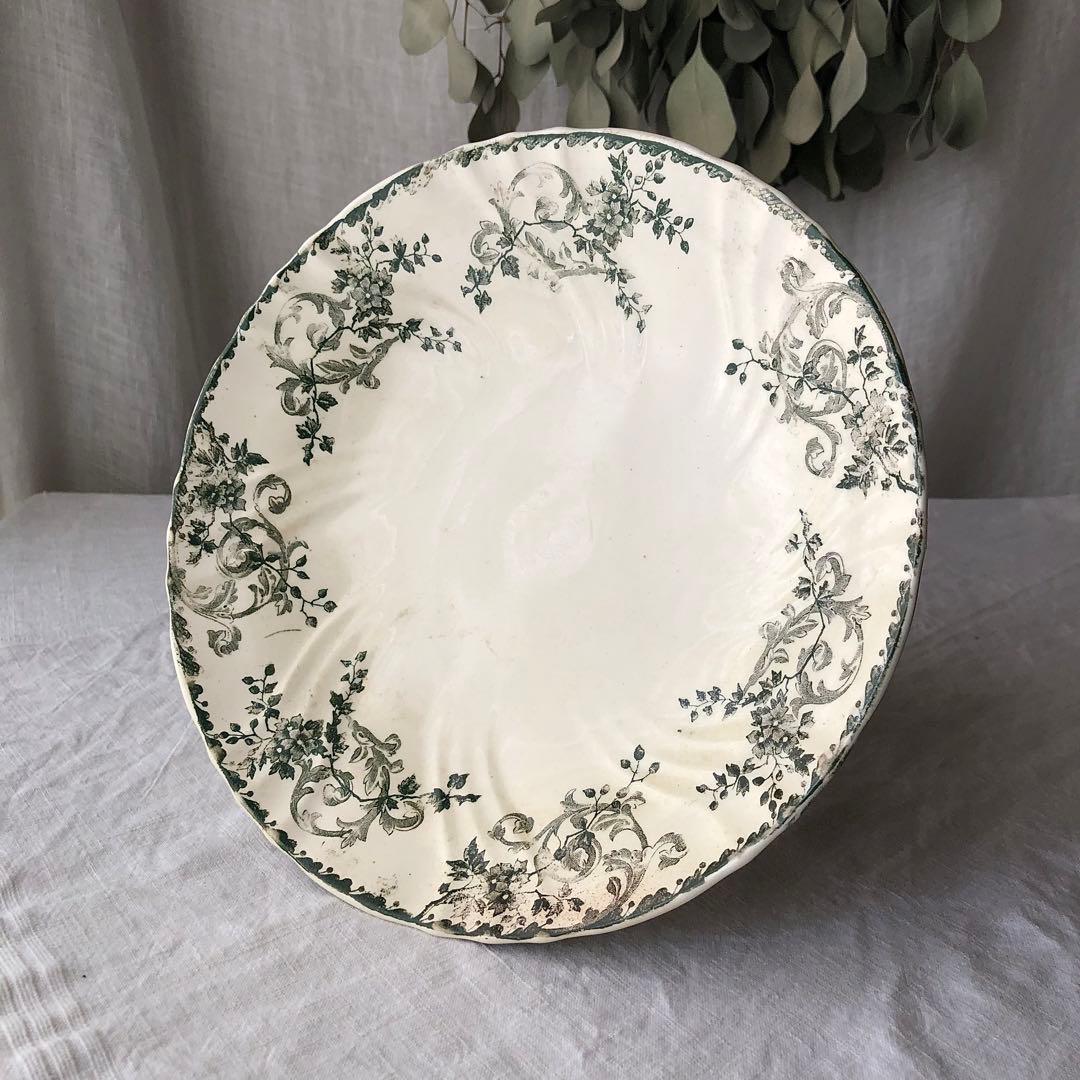 時の色香が美しいコンポティエ　エミールブルジョワ　フランスアンティーク