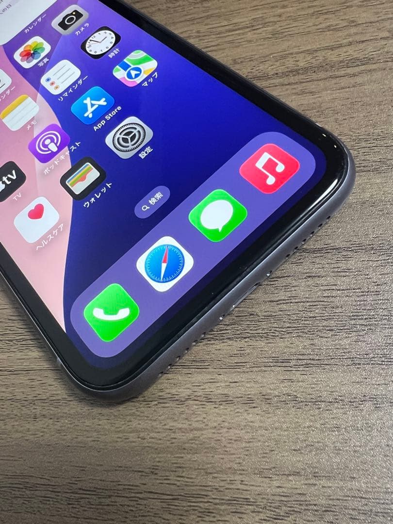 中古　iPhone 11 128GB パープル バッテリー73%