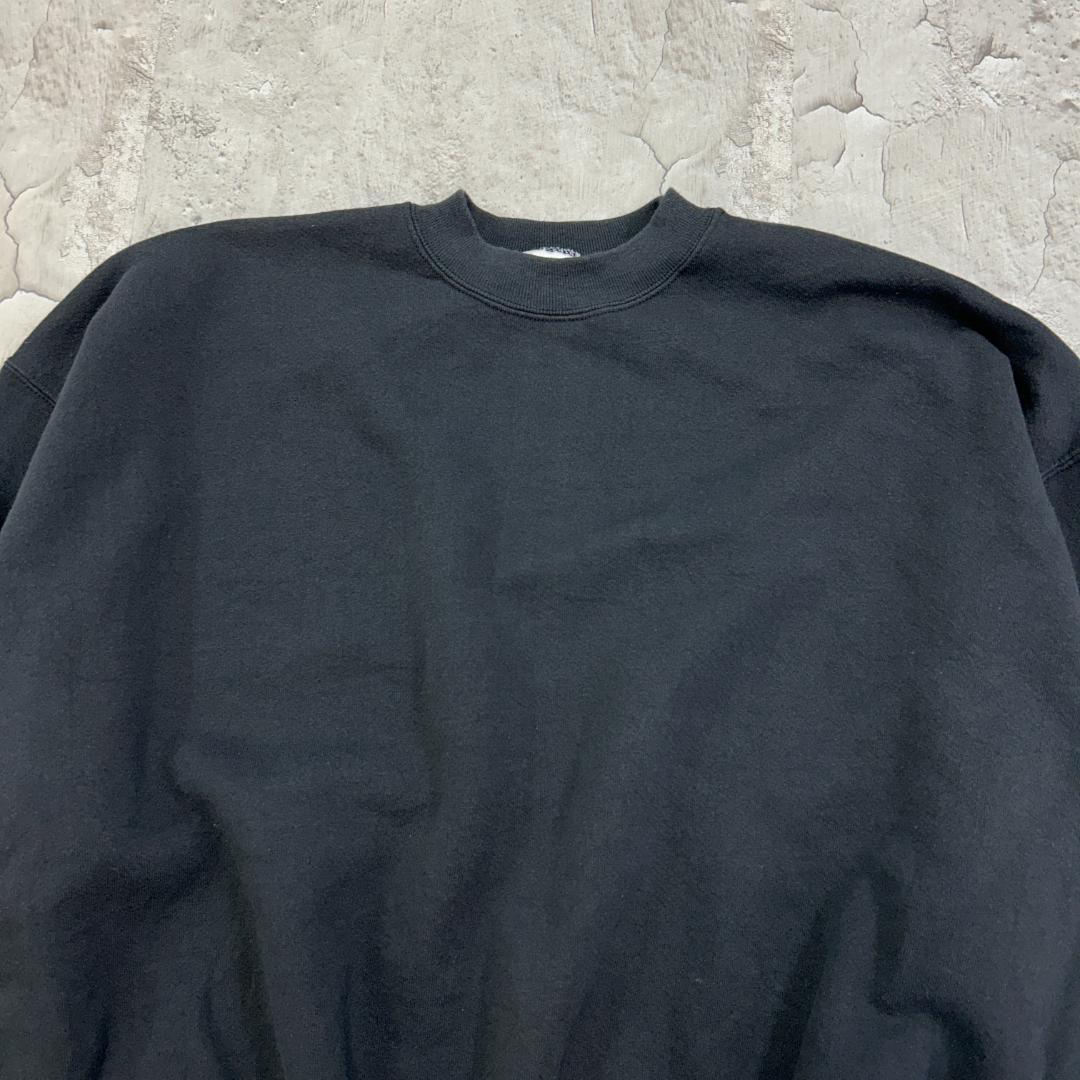 K*0様 90s　Hanes　スウェット　XXL　ブラック　無地　古着