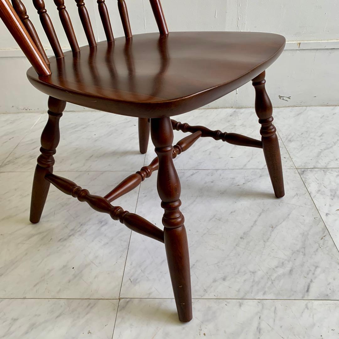 【柏木工】ウィンザーチェア／ダイニングチェア／飛騨家具 ④