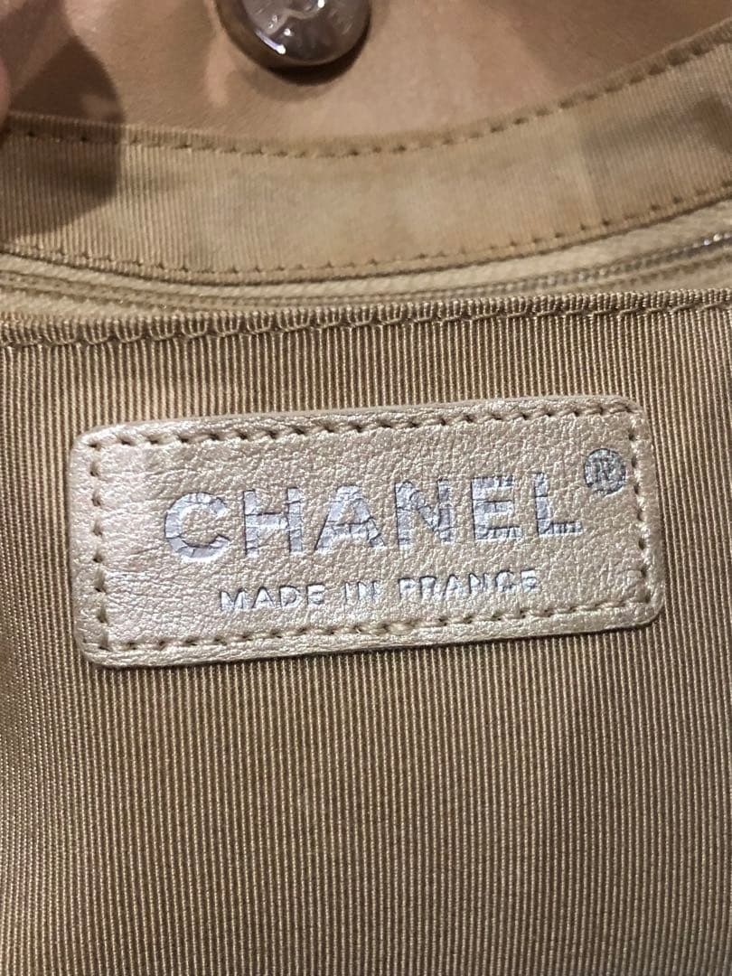 シャネル　パッチワーク　チェーンショルダーバッグ