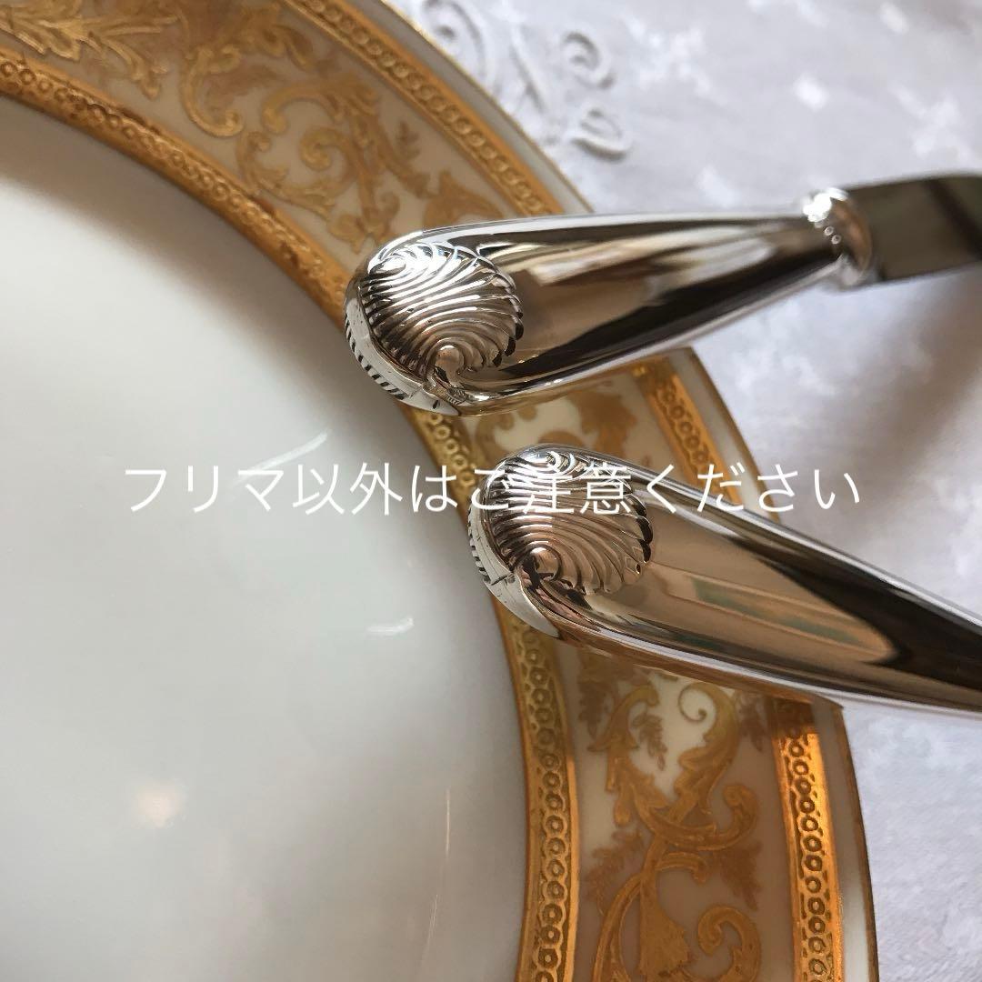 クリストフル／純銀／カトラリー 10点（ナイフ2本＋スプーン8本）