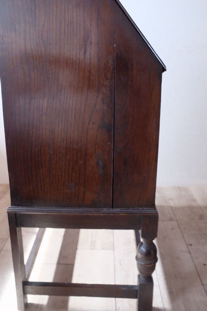 イギリス アンティーク 家具 ビューロー1930 オーク材キャビネット 店舗什器