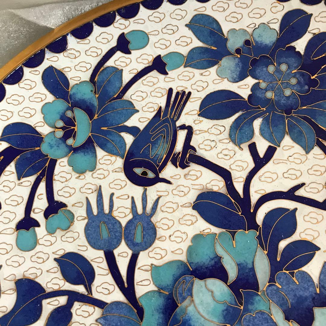 七宝　中国　故宮博物館　万博　愛知万博　トルコ　トルコ色　七宝皿