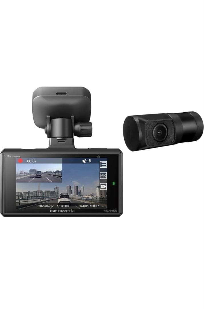 パイオニア　ドライブレコーダー＋駐車監視ユニット