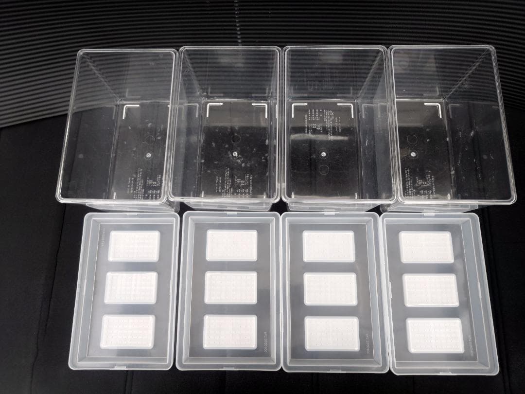 【大輔】飼育ケース　コバエシャッター大４個　中４個　他２個　交換フィルター