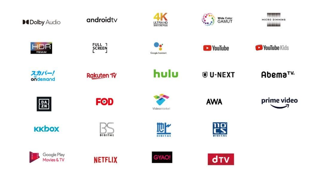 d*l様 4K 液晶TV 55インチ Android TV Netflix Yo