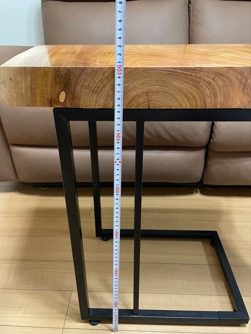 nn　一枚板　欅（けやき）　サイドテーブル　コーヒーテーブル