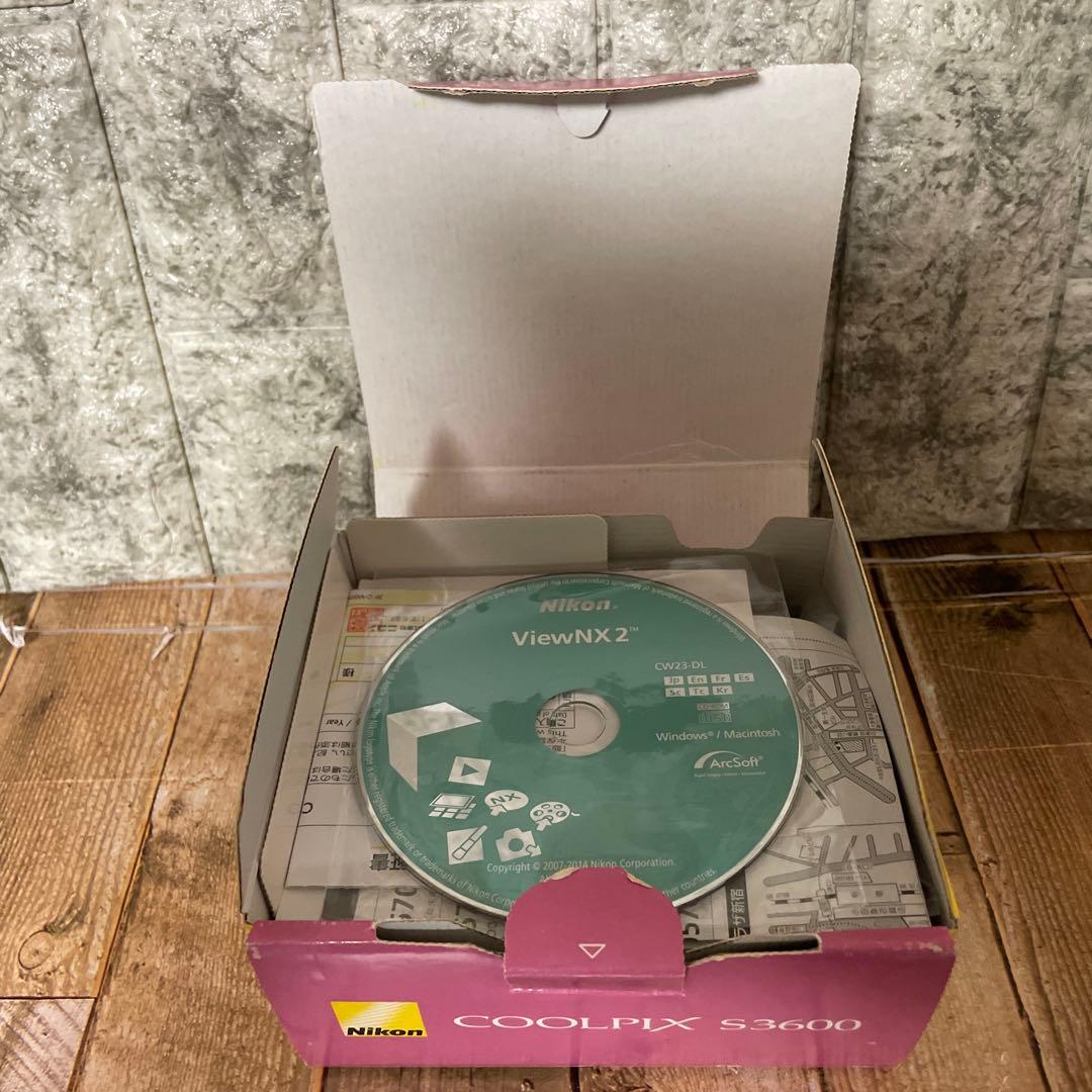 #882 Nikon COOLPIX S3600 ピンク