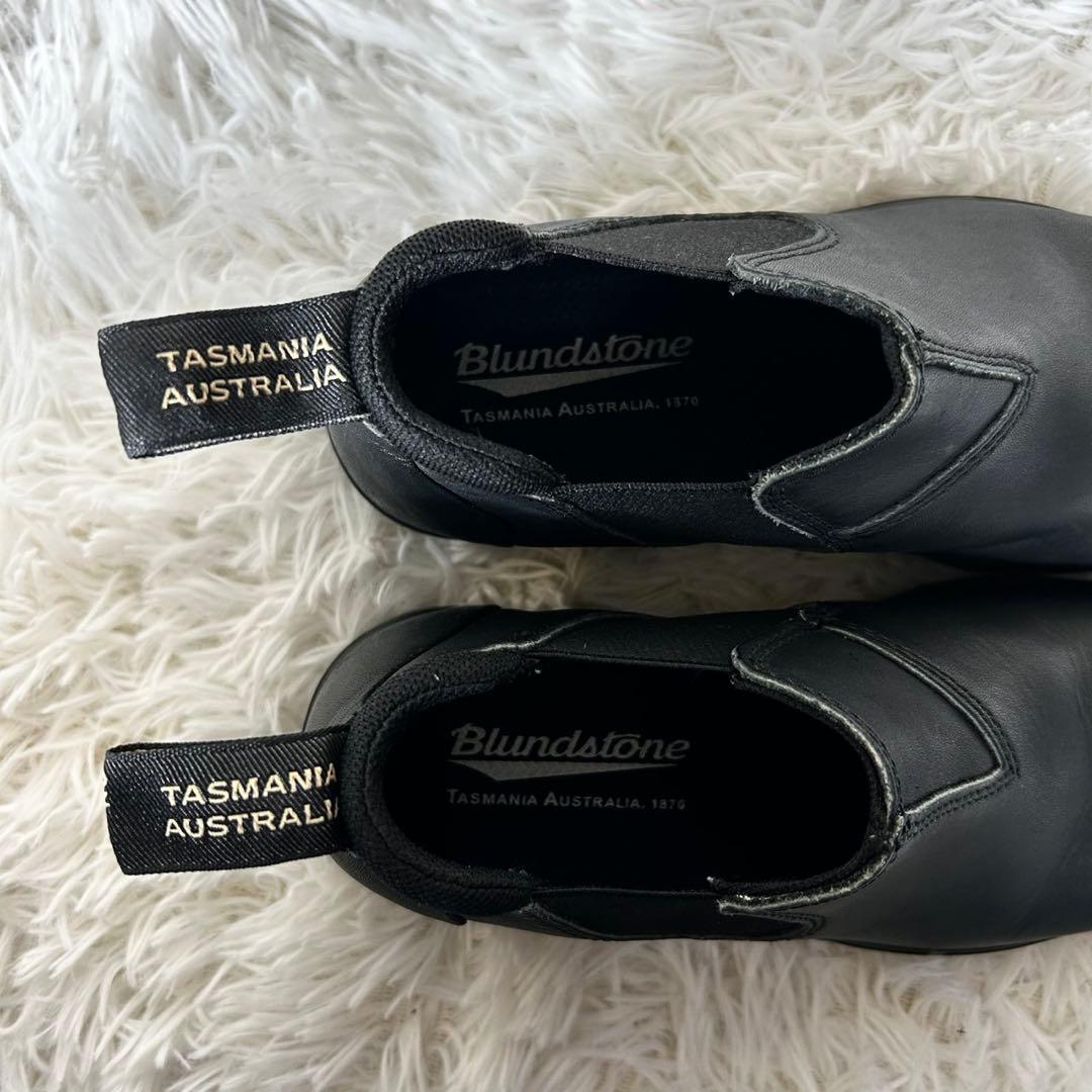 美品✨ブランドストーン サイドゴアブーツ ローカット ブラック 23.5cm