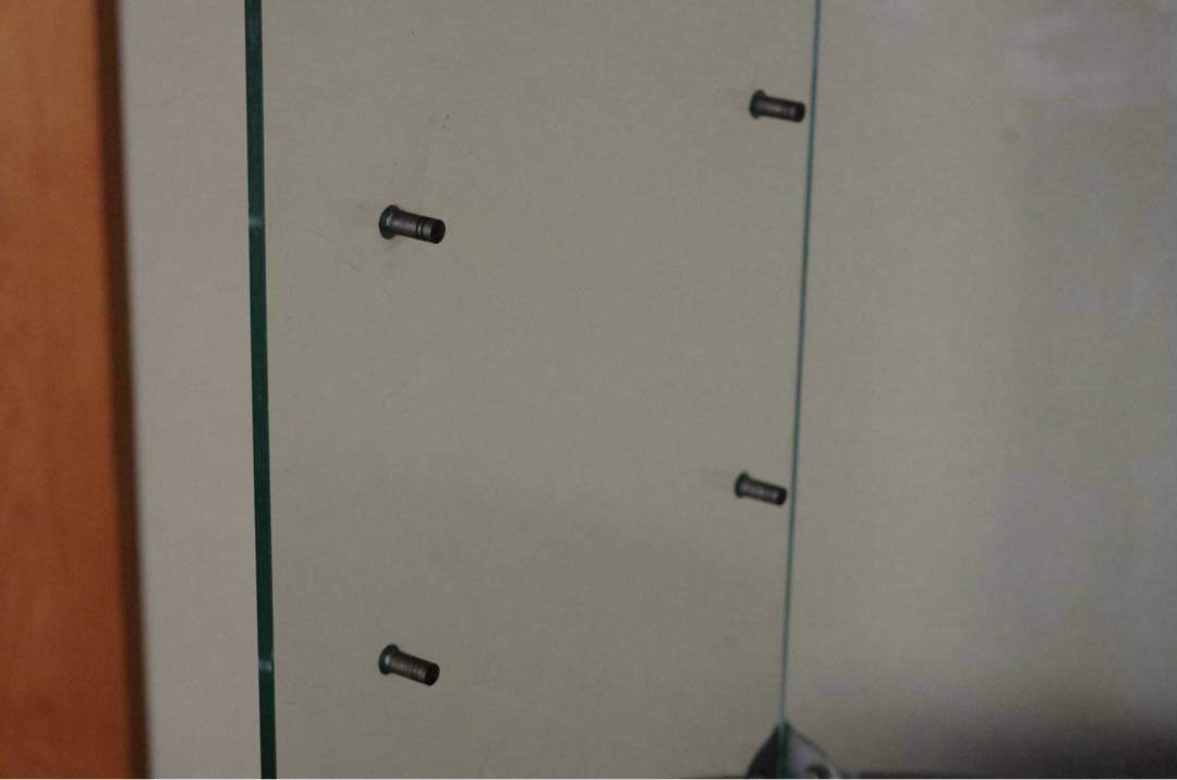 ※直接引取可能※ 店舗什器 透明ガラス 3段ディスプレイケース